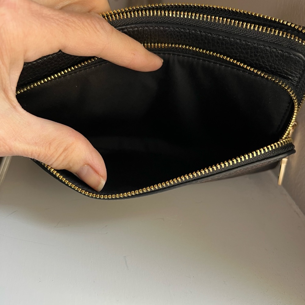 Coach Signature Black and Brown Wristlet. NWOT - Picture 5 of 5